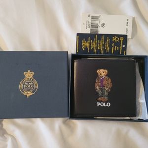 Ralph Lauren Polo Teddy Wallet NWT